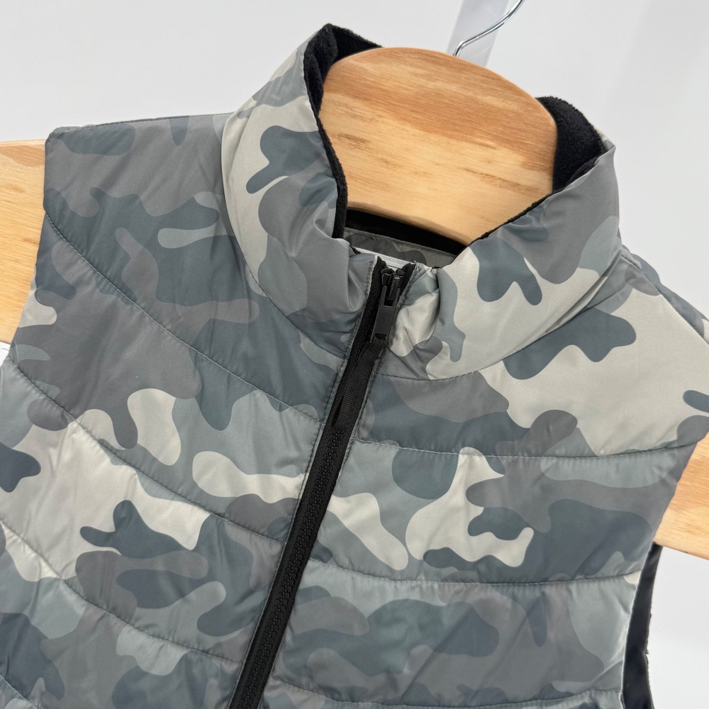 GAP Puffer Vest Camo ColdControl Padded Lightweight Sleeveless water resistant S